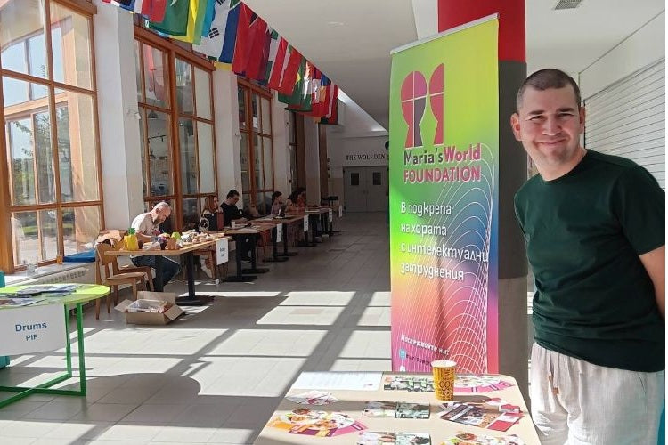 Фондация „Светът на Мария“ на InfoMarket в The Anglo-American School of Sofia