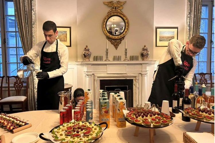 Изискан кетъринг в Британската резиденция