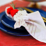 Празничен сет за маса - пръстени за салфетки и салфетки