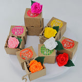 Брошка българска роза с избор на цвят