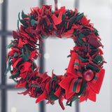 Коледен венец от филц