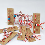 Комплект 12 бр. мартеници за ръка с шевици