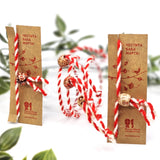 Мартеница за ръка с дървено етно мънисто в два варианта