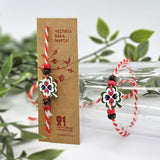 Мартеница за ръка с детелинка