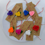 Мартеница за ръка с българска роза