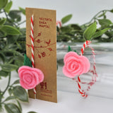 Мартеница за ръка с българска роза