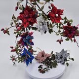 Висулка коледна звезда в различни цветове