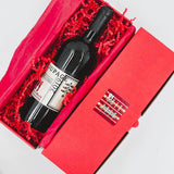 Бутилка вино в подкрепа на фондацията