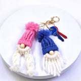 Ключодържател с Ромео и Жулиета - джудженца в розово и синьо