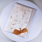 Ръчно изработена картичка с релеф в медно