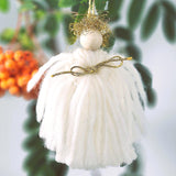 Висулка ангелче от макраме