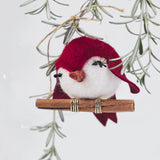 Висулка пиленце с червени крилца